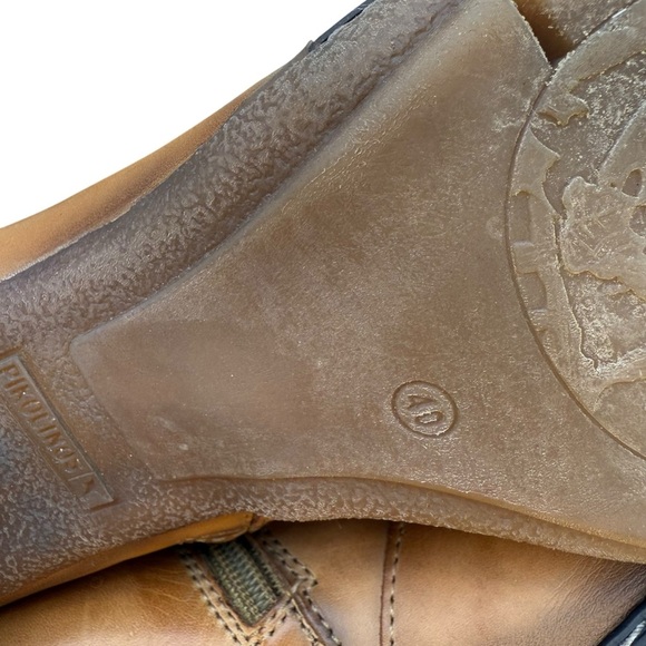 Pikolinos Womens Tall Ankle Boot Leather Side Zip Mostar-Edf Western Festival 9 - Picture 11 of 13
